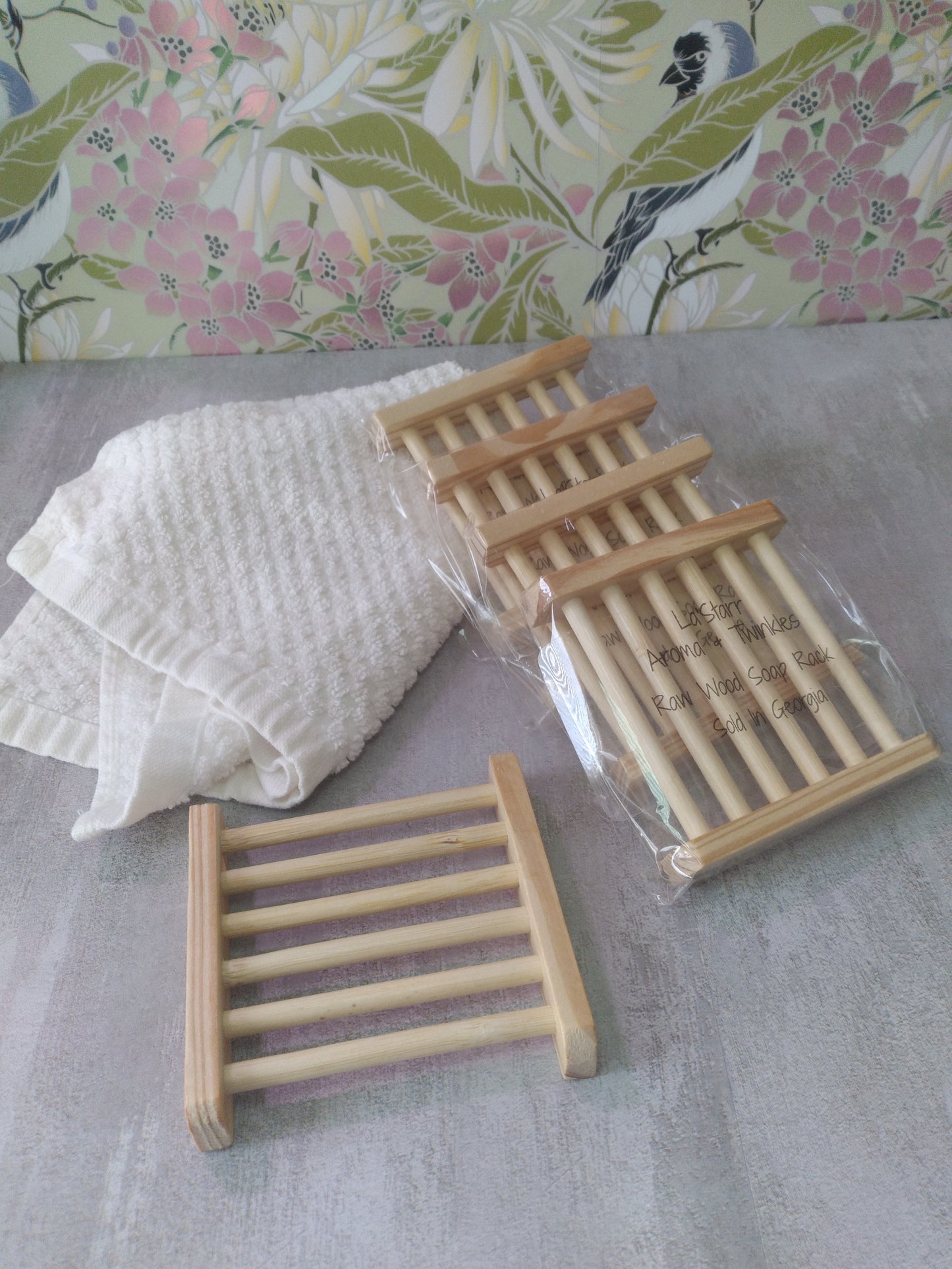 Bamboo Wood Soap Dish