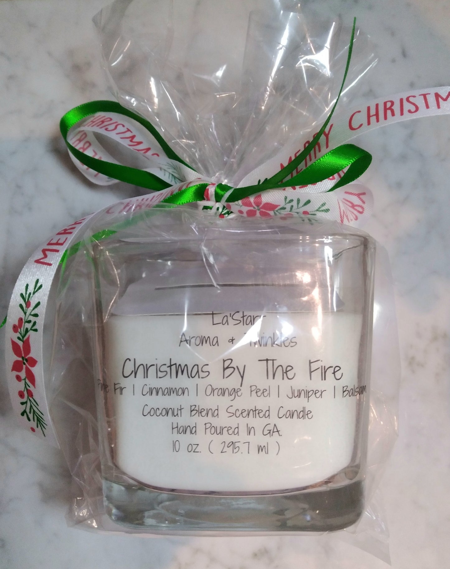 Christmas by the fire