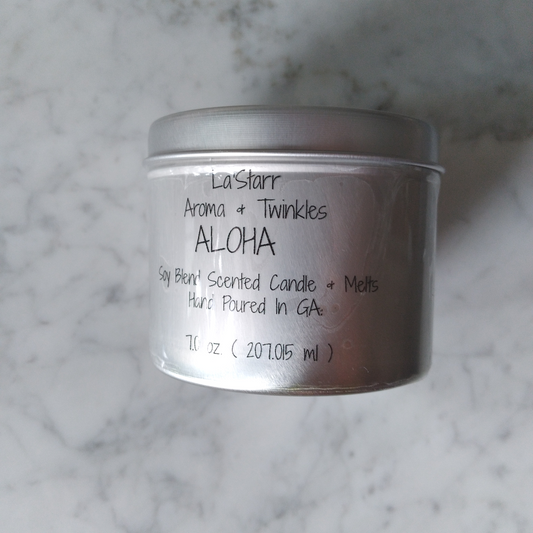 Tin Candle  Aloha